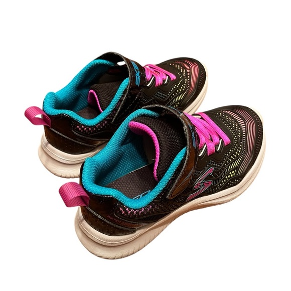 Skechers Toddler Girl's Jumpsters Sneaker Size 10.5 - Picture 4 of 10